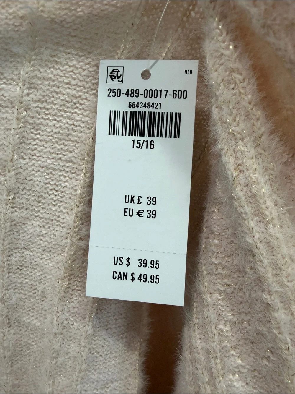 abercrombie kids Cream Open-Front Fuzzy Cardigan Size 15/16